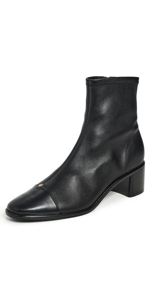 Tory Burch Cap Toe Heel Ankle Boots Perfect Black 11