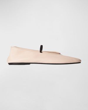 Lambskin Band Ballerina Flats