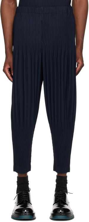 HOMME PLISSÉ ISSEY MIYAKE Navy Basics Trousers