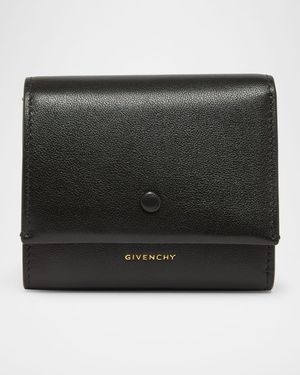 Day Trifold Snap Wallet in Shiny Leather