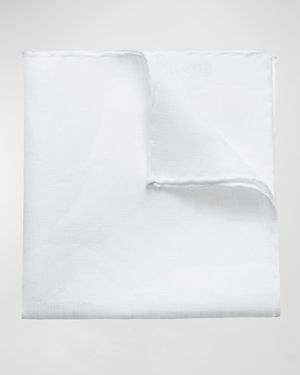 Men's Solid Linen Pocket Square