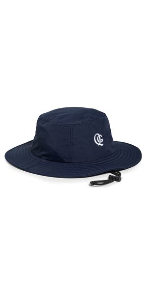 Quiet Golf Monogram Boonie Hat Navy One Size