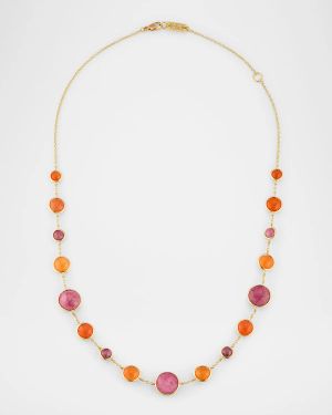 Lollitini Short Necklace in 18K Gold