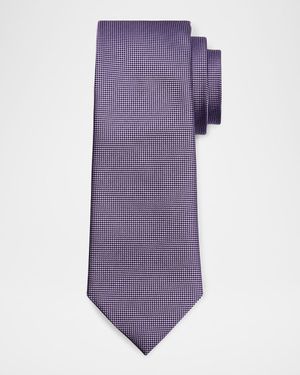 Men's Tonal Pindot Silk Tie