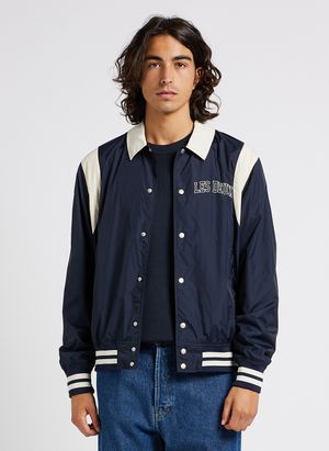 Les Deux - Blouson col classique - Taille XL - Bleu