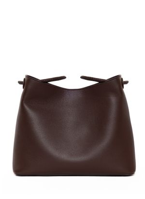 Elleme - Sac vosges en cuir grainé - Taille Unique - Marron