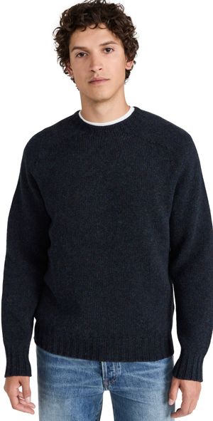 Howlin' Boxy Space Knit Crewneck Sweater Storm L
