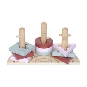 Kindsgut - Puzzle à encastrement arc-en-ciel elias - Taille 18-24 mois - Rose