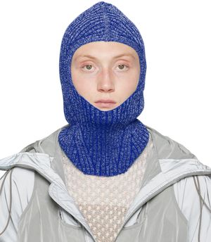 Dion Lee Blue Reflective Balaclava