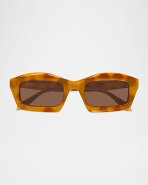 Rectangle Acetate Sunglasses
