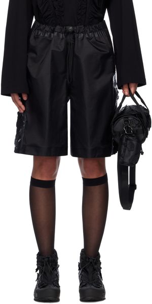 Cecilie Bahnsen The North Face x Cecilie Bahnsen Black Nylon Shorts