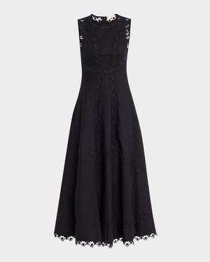 Anela Sleeveless Midi Dress