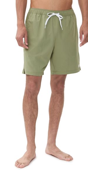 Rhone R & R Swim Trunks 7.5 Green Sage M