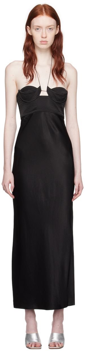 Anna October Robe midi Sarah noire