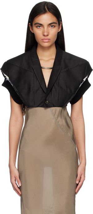 Rick Owens Veston écourté Tatlin noir