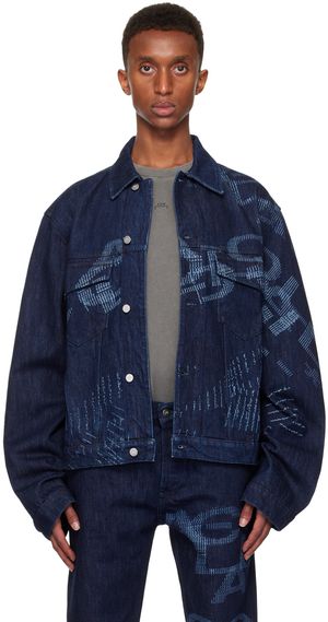 A-COLD-WALL* Blouson Annex bleu en denim