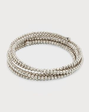 Platinum Loop Bracelet, 32.5"L