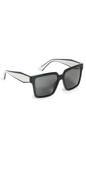 Prada 0PR 24ZS Sunglasses Black / Dark Grey One Size