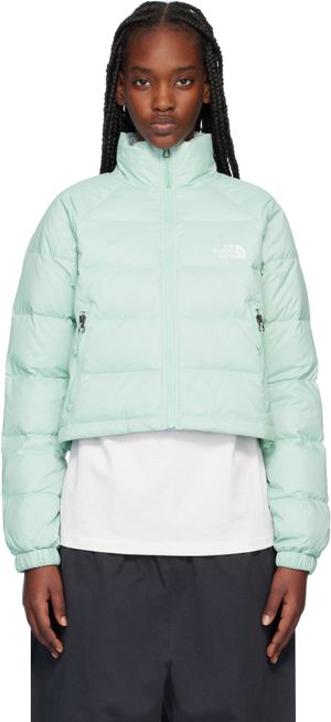 The North Face Blouson court bleu rembourré en duvet - Hydrenalite