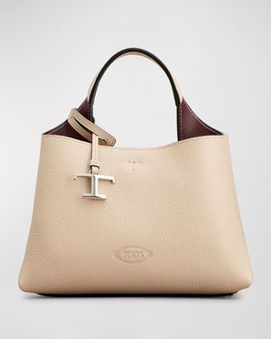 Micro Apa Leather Top-Handle Bag