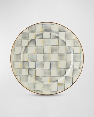 Sterling Check Charger Plate