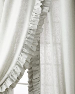 Two Basillo Linen Curtains