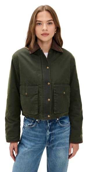 BLANKNYC Catching a Break Jacket Hunter Green XS