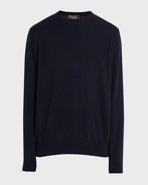 Men's Baby Cashmere Crewneck Sweater