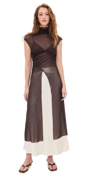 Bec + Bridge Eva Split Tunic Top Dark Chocolate 8