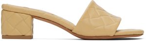 Bottega Veneta Beige Amy Mules