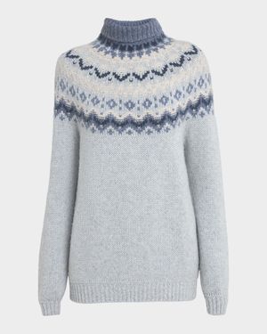 Alpe Pile Turtleneck Cashmere GG 3 Sweater