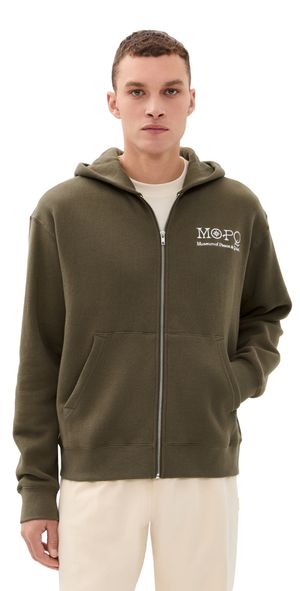 Museum of Peace and Quiet Southwest Zip Up Hoodie Brown L