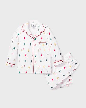Kid's Merry Trees 2-Piece Pajama Set, Size 6M-14