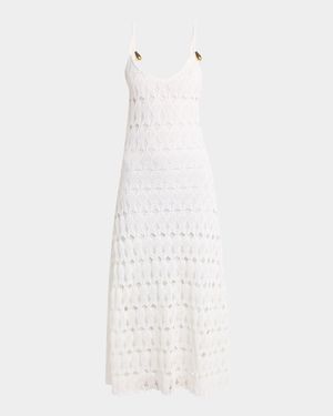 Fish Lace Sleeveless Dress