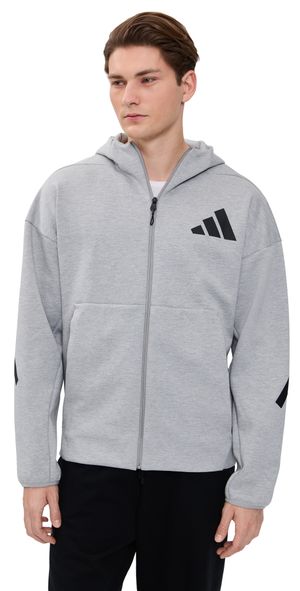 adidas Adidas Z. N.E. Full Zip Sweatshirt Medium Grey Heather M