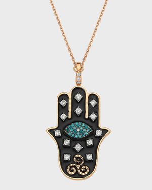 Hamsa Pendant Necklace