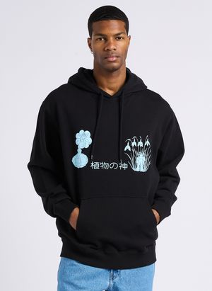 Edwin - Sweat à capuche en coton - Taille XL - Noir