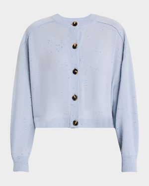 Douve Speckled Wool Cardigan