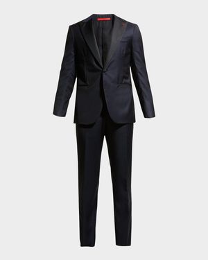 Two-Piece Tuxedo Suit, Navy