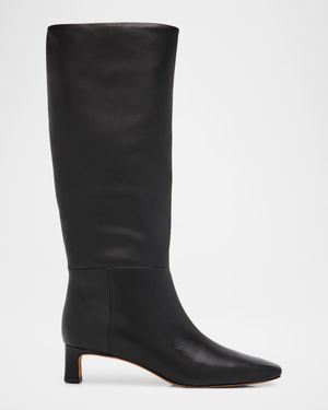 Harlan Leather Knee-High Boots