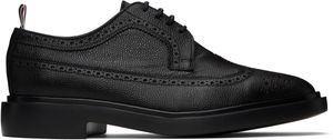 Thom Browne Black Classic Longwing Derbys