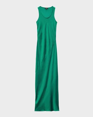 Daisy Satin Maxi Dress