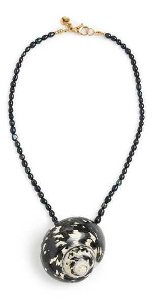 MAYAMAR Onyx Shell Necklace ONYX One Size