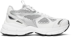 Axel Arigato White & Silver Marathon Sneakers