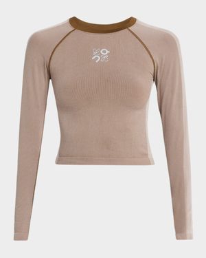 x On Seamless Long-Sleeve Top