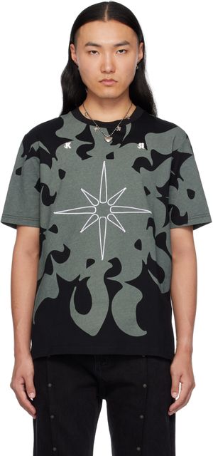 KUSIKOHC Black Logo Print T-shirt