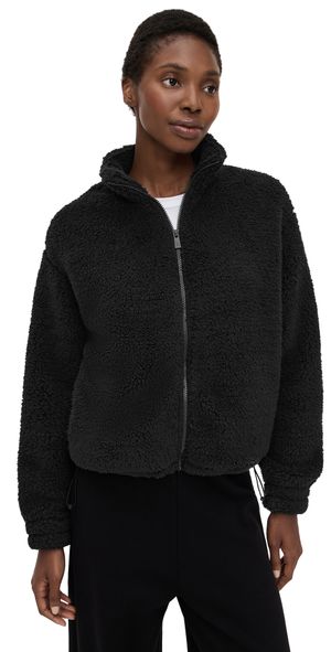 Sweaty Betty Canyon Fleece Zip Up Black XXL