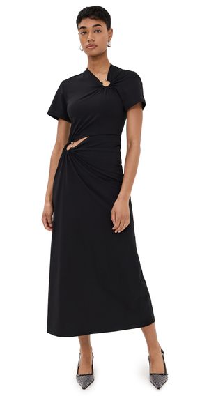 rabanne Long Piercing Dress Black M