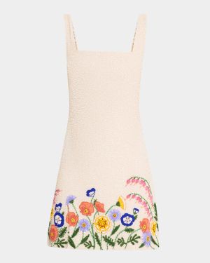 Le Sable Hand-Beaded Mini Dress