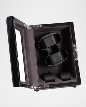 Men's High Lacquer Ash Wood Watch Winder Storage Case